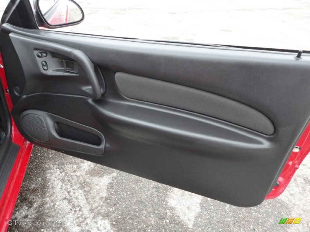2001 Ford Escort ZX2 Coupe Dark Charcoal Door Panel Photo #59723394