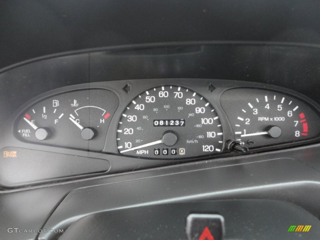 2001 Ford Escort ZX2 Coupe Gauges Photo #59723412