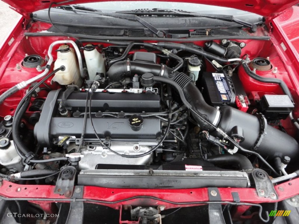 2001 Ford Escort ZX2 Coupe 2.0 Liter DOHC 16-Valve 4 Cylinder Engine Photo #59723451