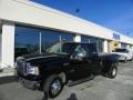 Black 2006 Ford F350 Super Duty Lariat SuperCab 4x4 Dually