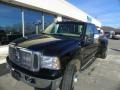Black - F350 Super Duty Lariat SuperCab 4x4 Dually Photo No. 2