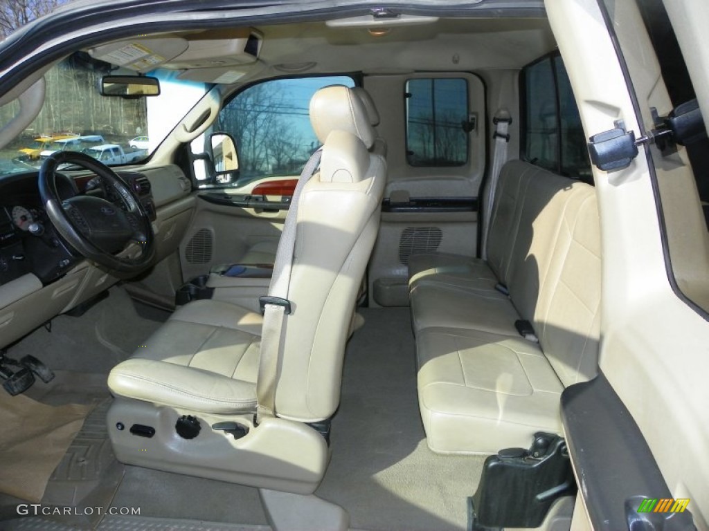 Tan Interior 2006 Ford F350 Super Duty Lariat SuperCab 4x4 Dually Photo #59724120