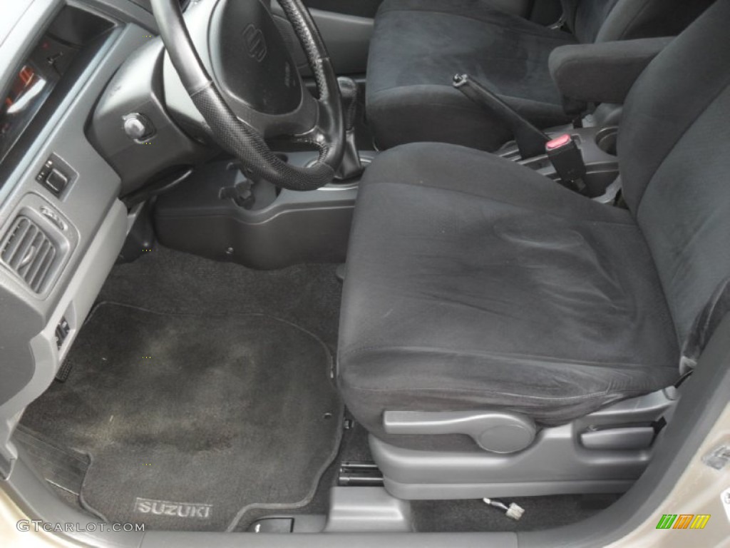 2004 Aerio LX Sedan - Cool Beige Metallic / Black photo #7