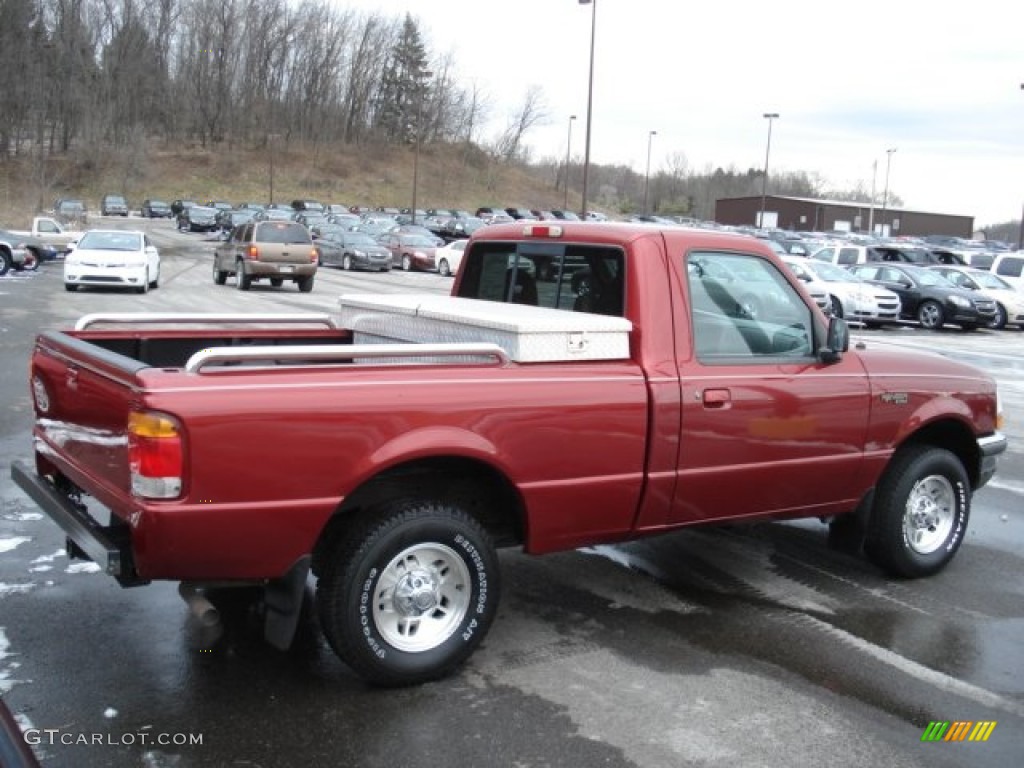 Toreador Red Metallic 1998 Ford Ranger XLT Regular Cab Exterior Photo #59725023