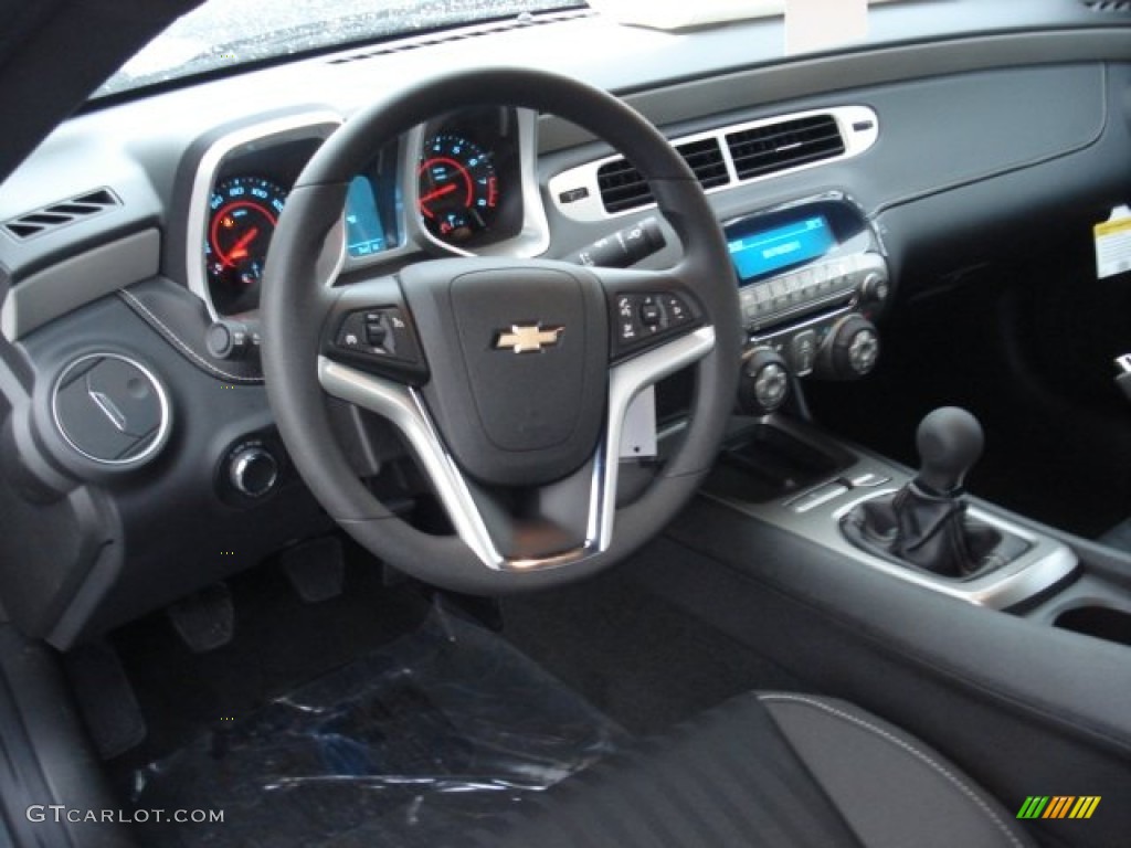 2012 Camaro LS Coupe - Ashen Gray Metallic / Black photo #10