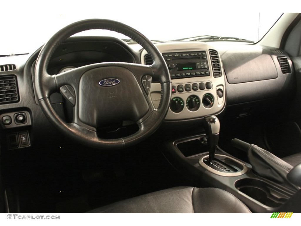 2006 Ford Escape Limited 4WD Ebony Black Dashboard Photo #59726493
