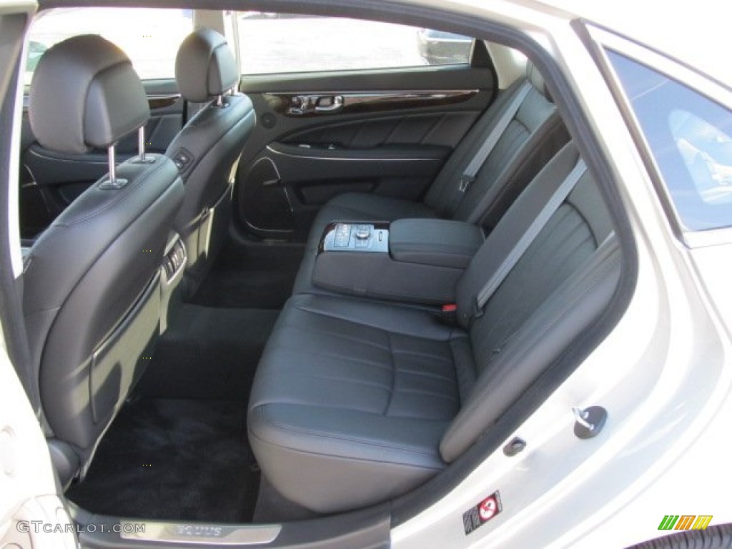 Jet Black Interior 2011 Hyundai Equus Signature Photo #59726778