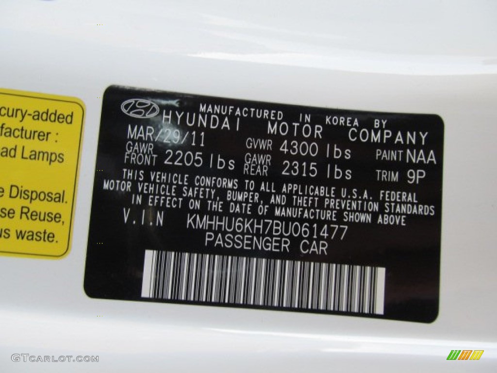 2011 Hyundai Genesis Coupe 3.8 Grand Touring Parts Photos