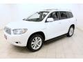 2010 Blizzard White Pearl Toyota Highlander Hybrid Limited 4WD  photo #3