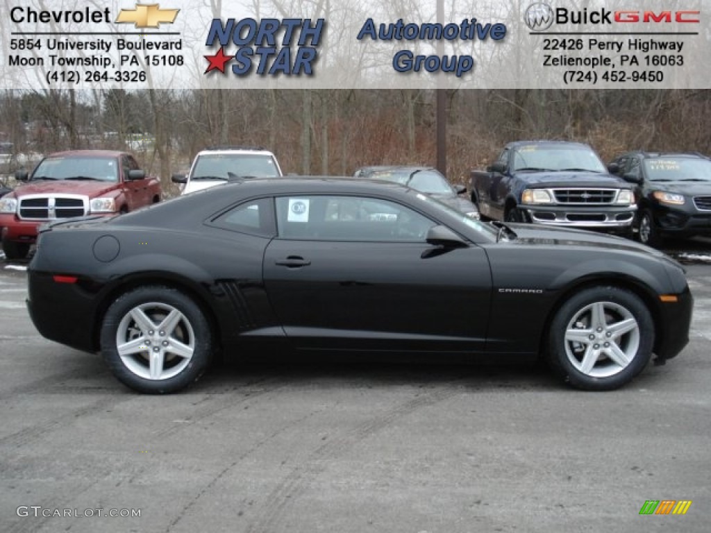 2012 Camaro LT Coupe - Black / Black photo #1