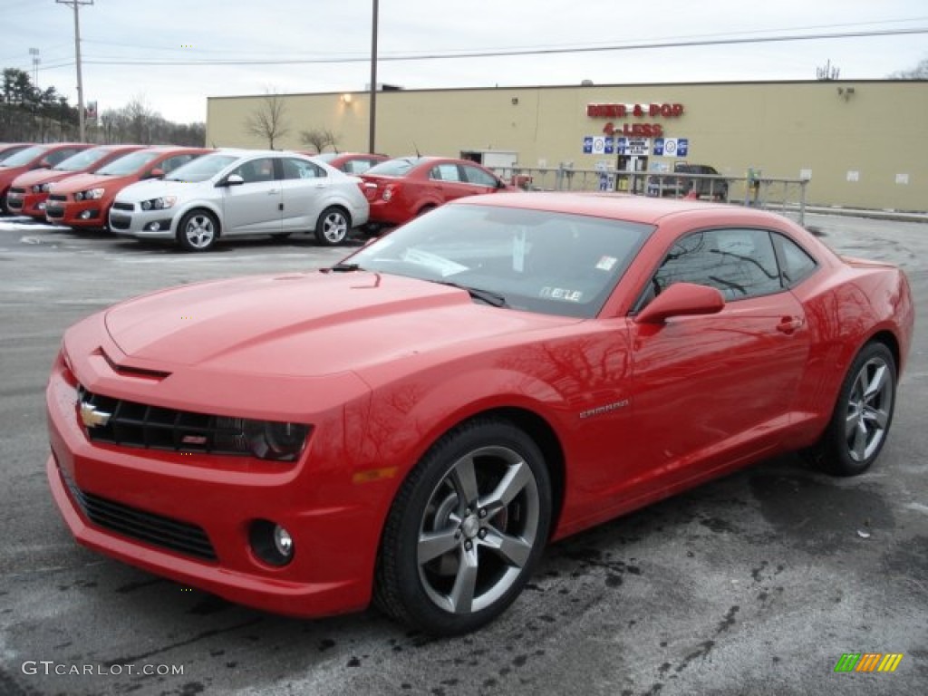 2012 Camaro SS/RS Coupe - Victory Red / Black photo #4
