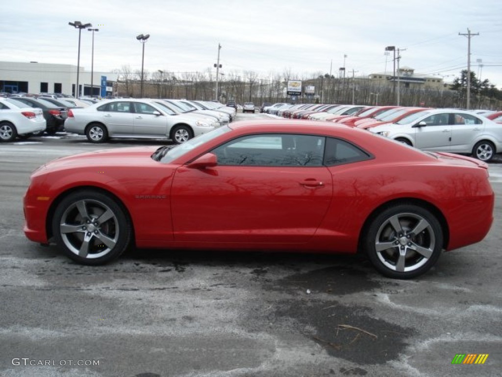 2012 Camaro SS/RS Coupe - Victory Red / Black photo #5