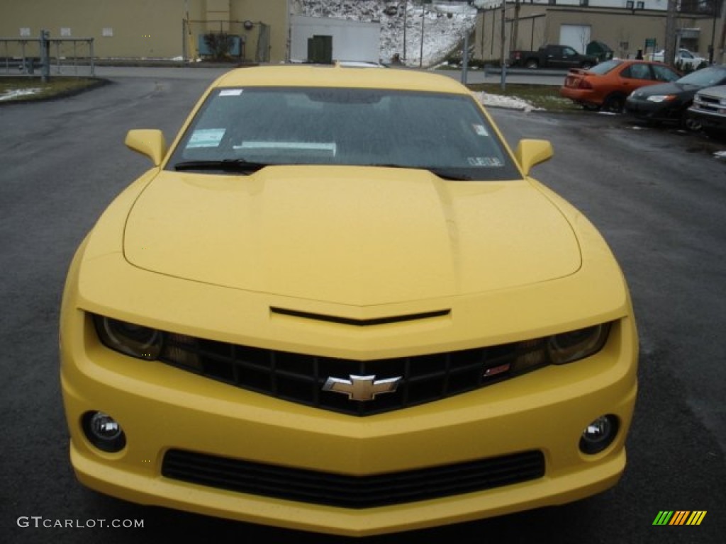 2012 Camaro SS/RS Coupe - Rally Yellow / Black photo #3