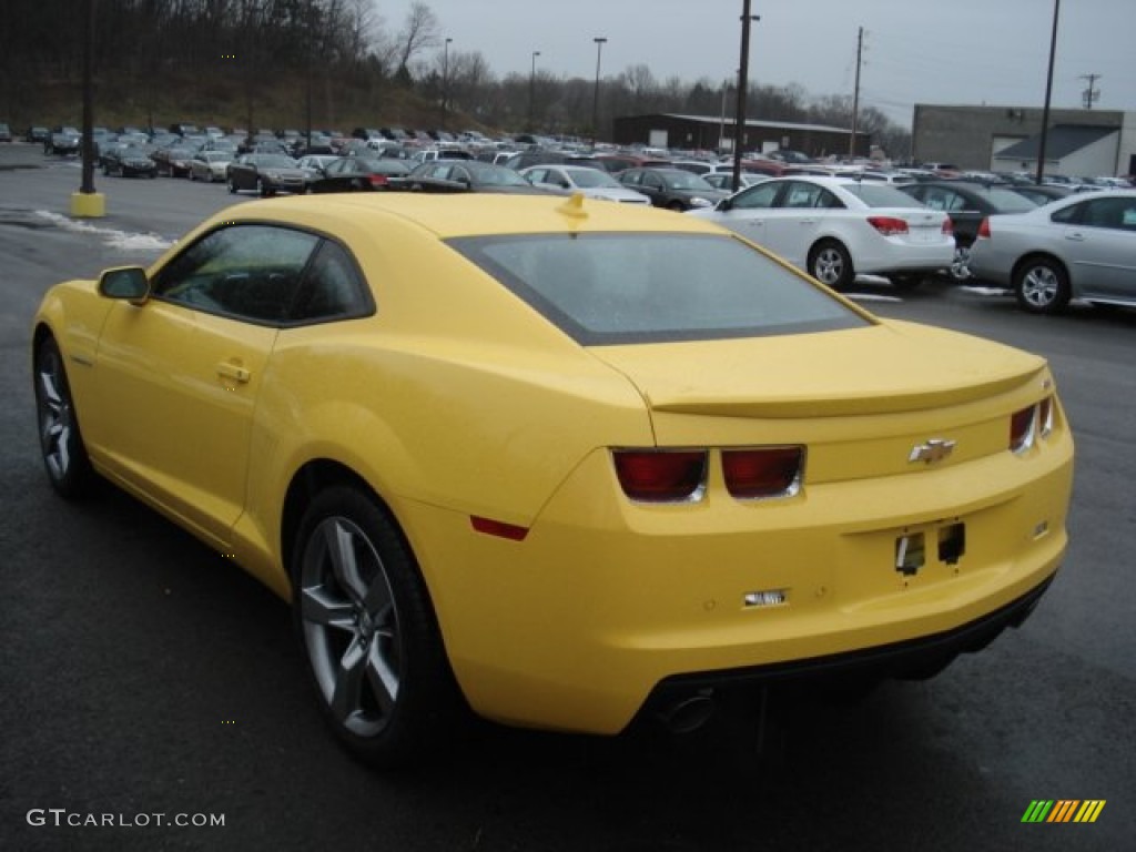 2012 Camaro SS/RS Coupe - Rally Yellow / Black photo #6