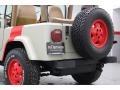 1994 Jurassic Park Tan/Red Jeep Wrangler SE 4x4  photo #30