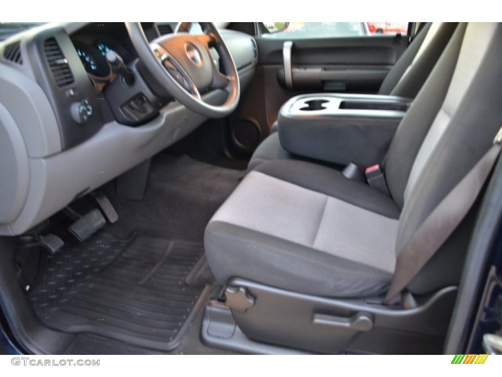 Dark Titanium Interior 2007 GMC Sierra 1500 SLE Crew Cab Photo #59730531