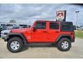 Flame Red - Wrangler Unlimited X 4x4 Photo No. 2