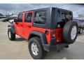 Flame Red - Wrangler Unlimited X 4x4 Photo No. 3