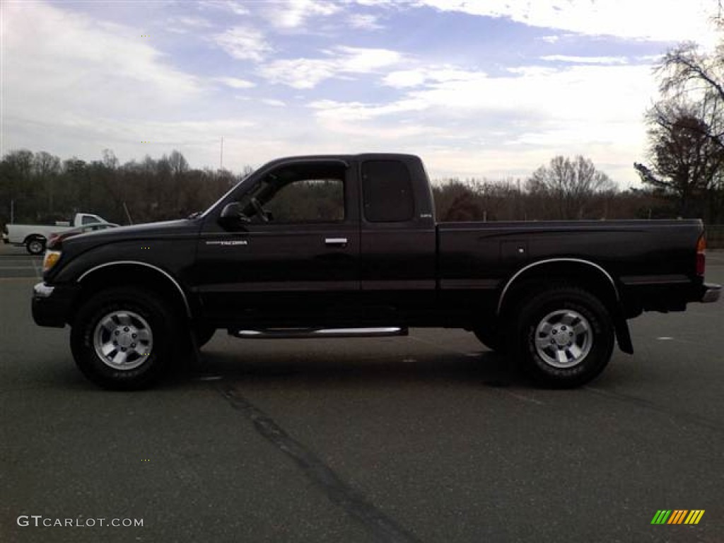 2000 Tacoma PreRunner Extended Cab - Black Sand Pearl / Oak photo #18