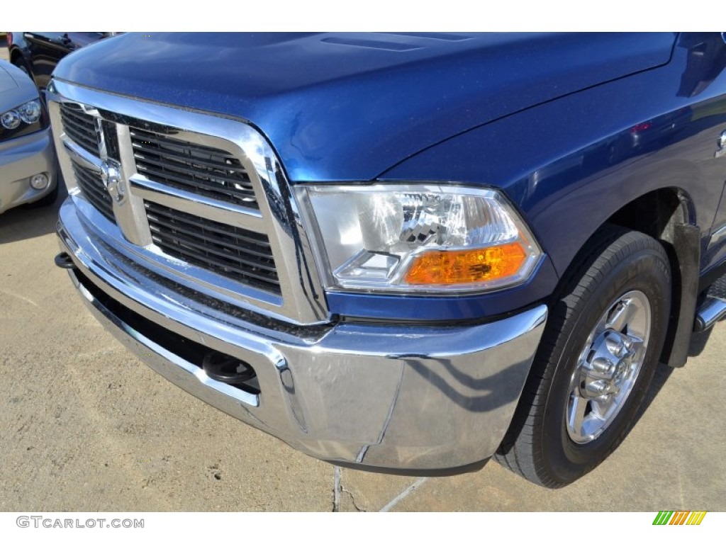 2011 Ram 2500 HD SLT Mega Cab 4x4 - Deep Water Blue Pearl / Dark Slate/Medium Graystone photo #12