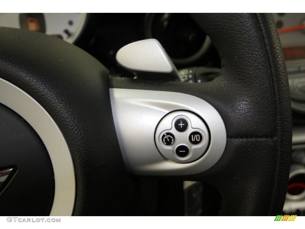 2007 Cooper S Hardtop - Sparkling Silver Metallic / Lounge Carbon Black photo #27