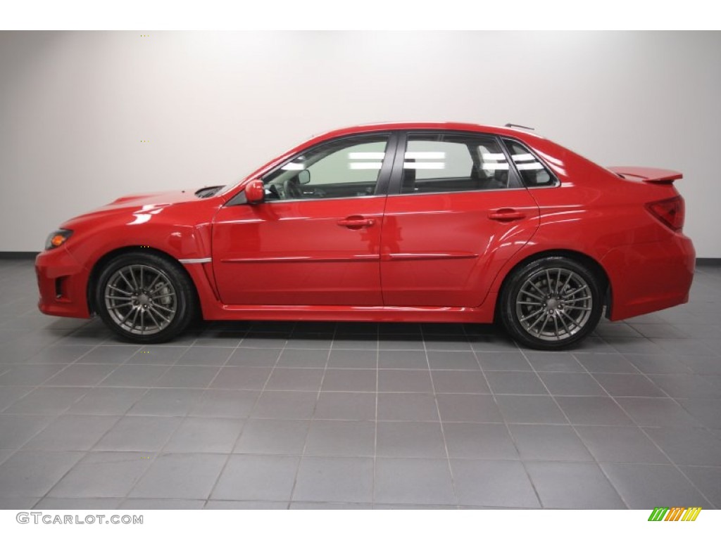 Lightning Red Pearl 2011 Subaru Impreza WRX Sedan Exterior Photo #59737065