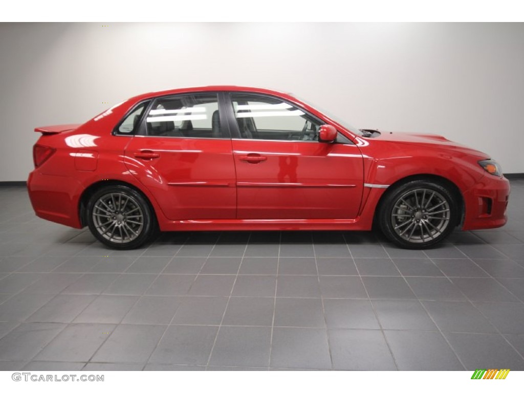 Lightning Red Pearl 2011 Subaru Impreza WRX Sedan Exterior Photo #59737080