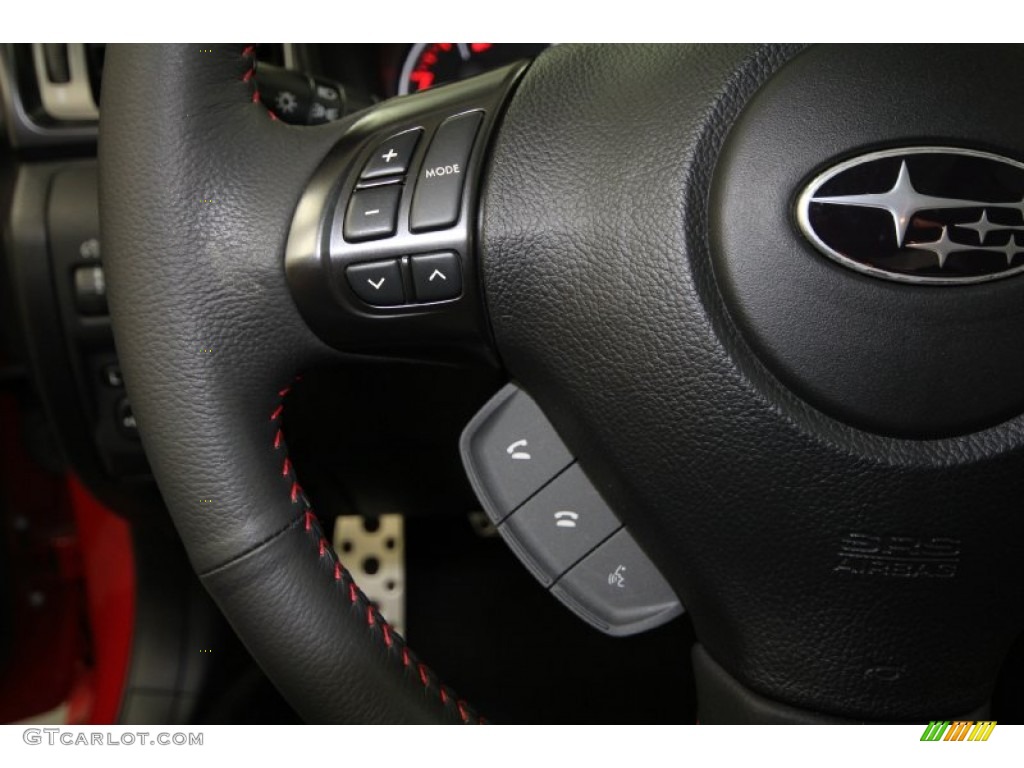 2011 Impreza WRX Sedan - Lightning Red Pearl / Carbon Black photo #29