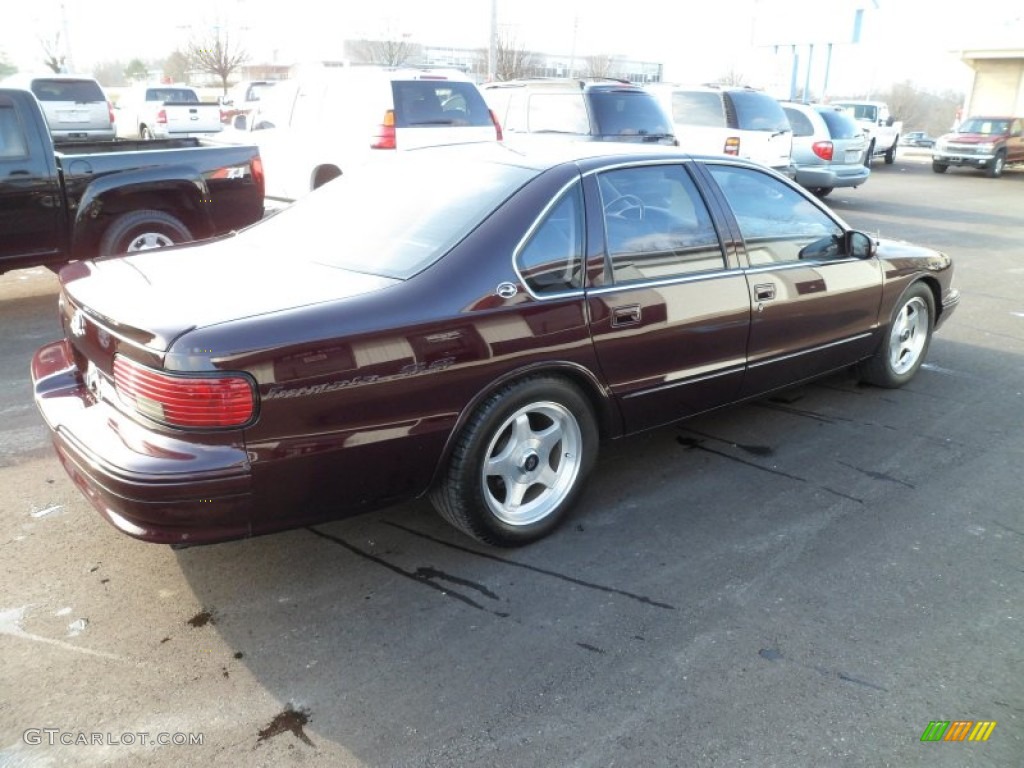 1996 Impala SS - Dark Cherry Metallic / Gray photo #8