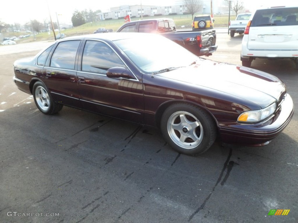 1996 Impala SS - Dark Cherry Metallic / Gray photo #9
