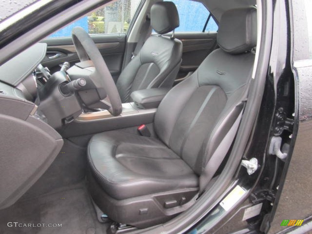 Ebony Interior 2010 Cadillac CTS 4 3.6 AWD Sedan Photo #59740325