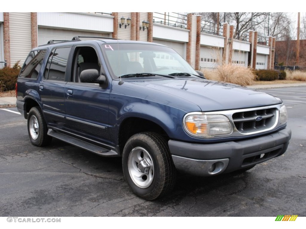 1999 Explorer XLT 4x4 - Medium Wedgewood Blue Metallic / Medium Graphite Grey photo #7