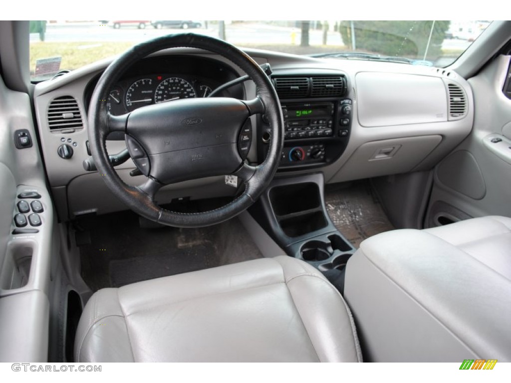 1999 Ford Explorer XLT 4x4 Medium Graphite Grey Dashboard Photo #59740511