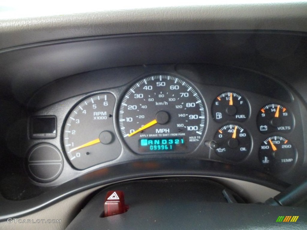 2001 Chevrolet Tahoe LT 4x4 Gauges Photo #59740737