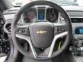 Jet Black 2012 Chevrolet Camaro SS 45th Anniversary Edition Convertible Steering Wheel