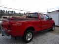 2000 Bright Red Ford F150 Lariat Extended Cab 4x4  photo #3