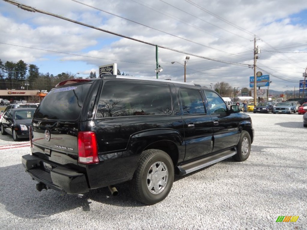 2003 Escalade ESV AWD - Sable Black / Shale photo #3
