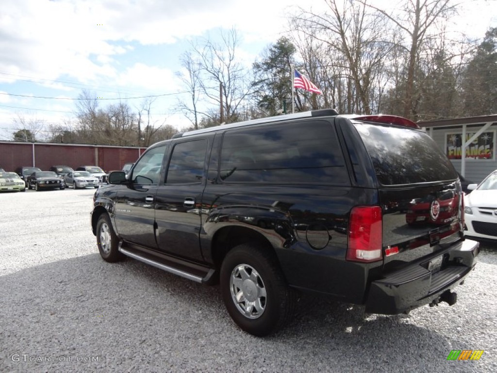 2003 Escalade ESV AWD - Sable Black / Shale photo #4