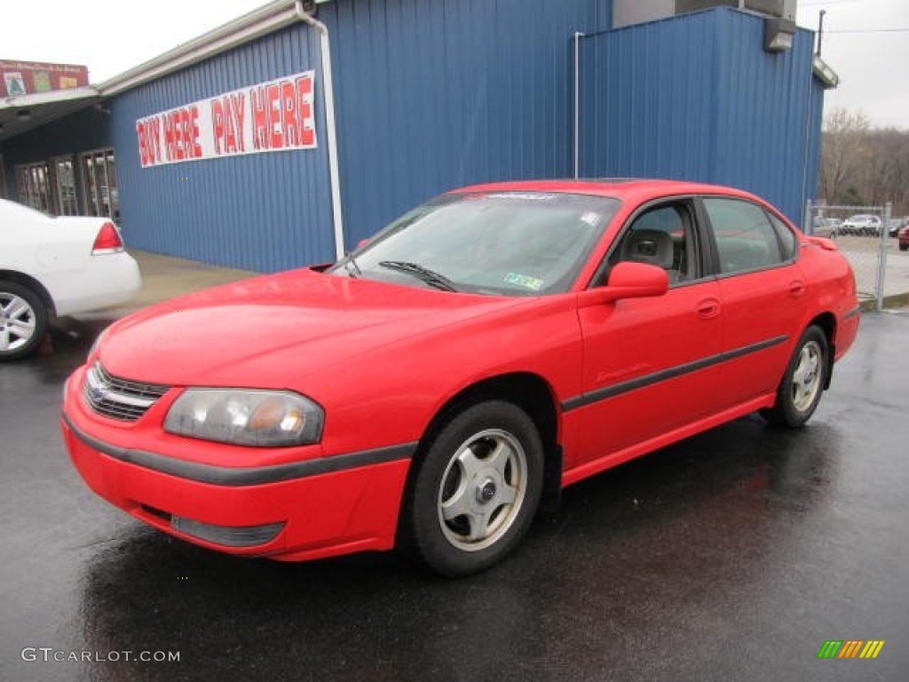 2000 Impala LS - Torch Red / Medium Gray photo #1