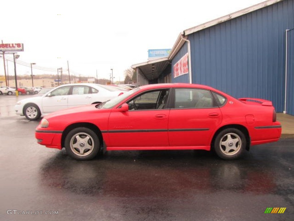 2000 Impala LS - Torch Red / Medium Gray photo #2
