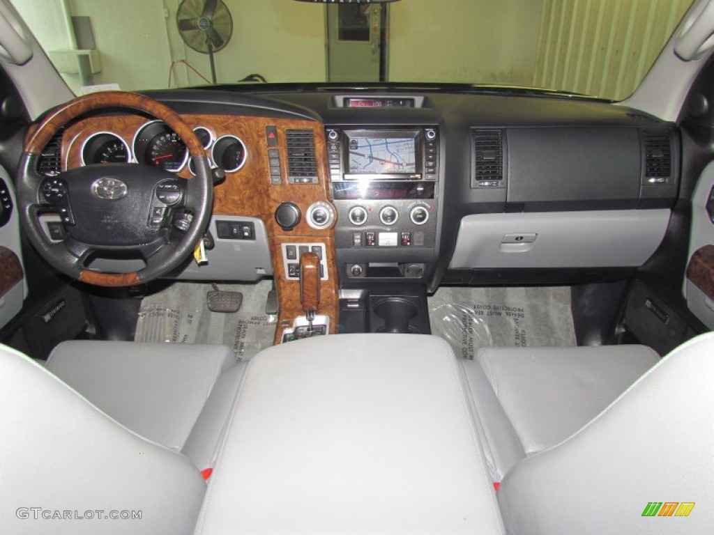 2010 Toyota Sequoia Platinum Graphite Dashboard Photo #59743646