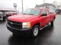2009 Victory Red Chevrolet Silverado 1500 Extended Cab 4x4  photo #3
