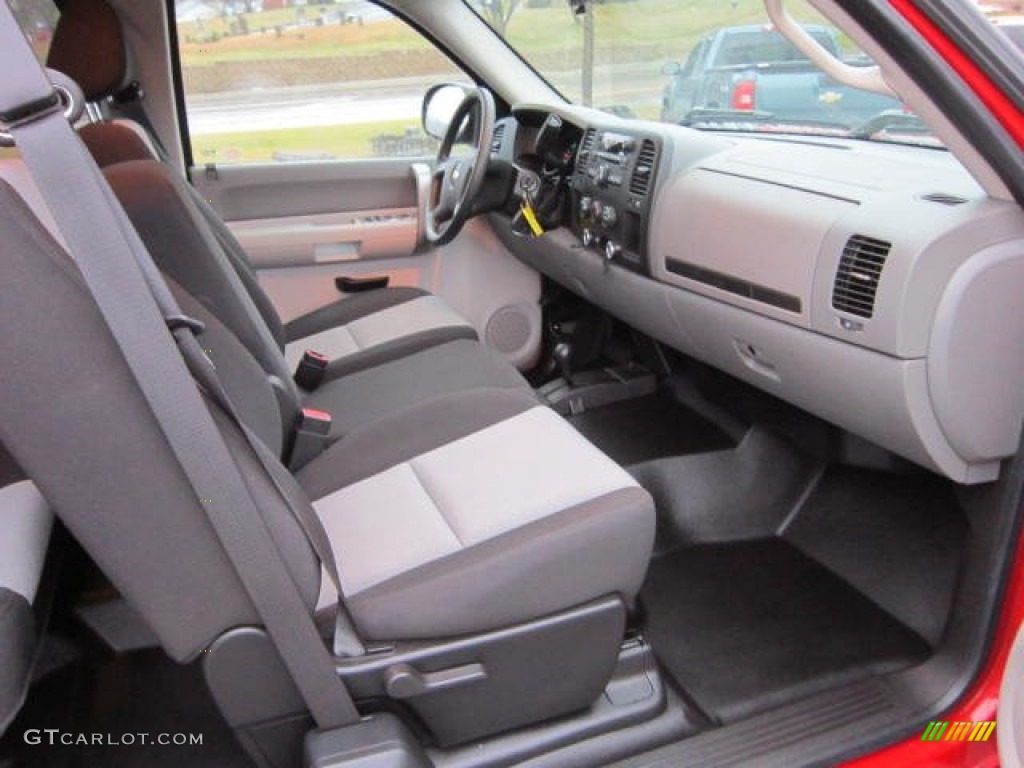 Dark Titanium Interior 2009 Chevrolet Silverado 1500 Extended Cab 4x4 Photo #59743835