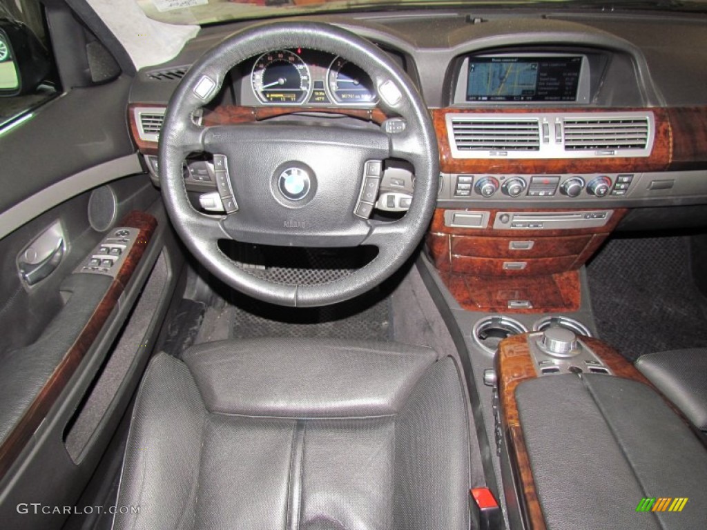 2006 7 Series 760Li Sedan - Jet Black / Black/Black photo #15