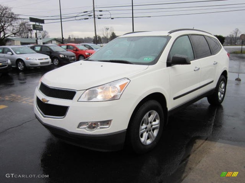 White 2012 Chevrolet Traverse LS AWD Exterior Photo #59744670
