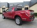 2010 Red Candy Metallic Ford F150 Platinum SuperCrew 4x4  photo #2