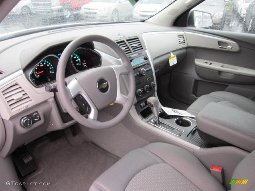 Dark Gray/Light Gray Interior 2012 Chevrolet Traverse LS AWD Photo #59744793