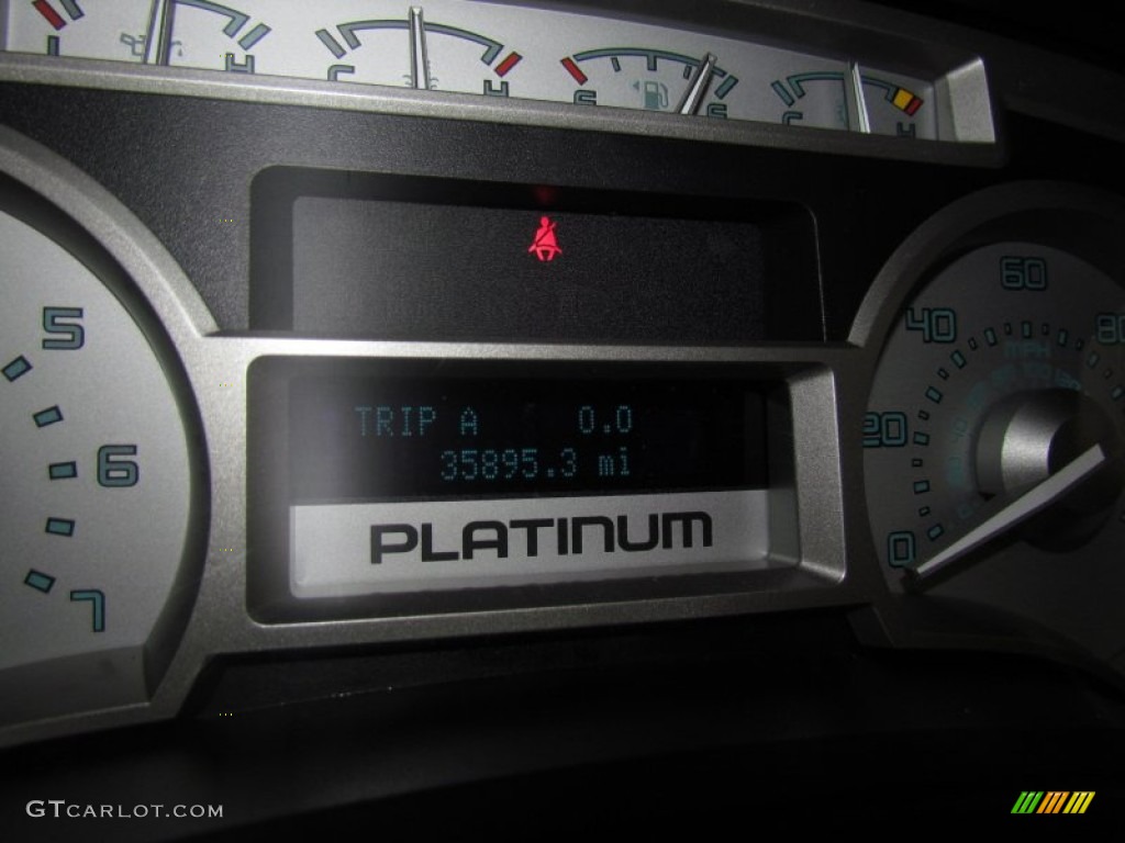 2010 F150 Platinum SuperCrew 4x4 - Red Candy Metallic / Medium Stone Leather/Sienna Brown photo #21
