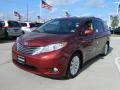 2012 Salsa Red Pearl Toyota Sienna Limited  photo #1