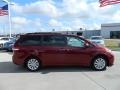 2012 Salsa Red Pearl Toyota Sienna Limited  photo #4